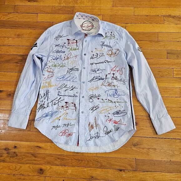 Robert Graham LIMITED EDITION NEW YORK YANKEES 2009 CHAMPIONS Shirt size M